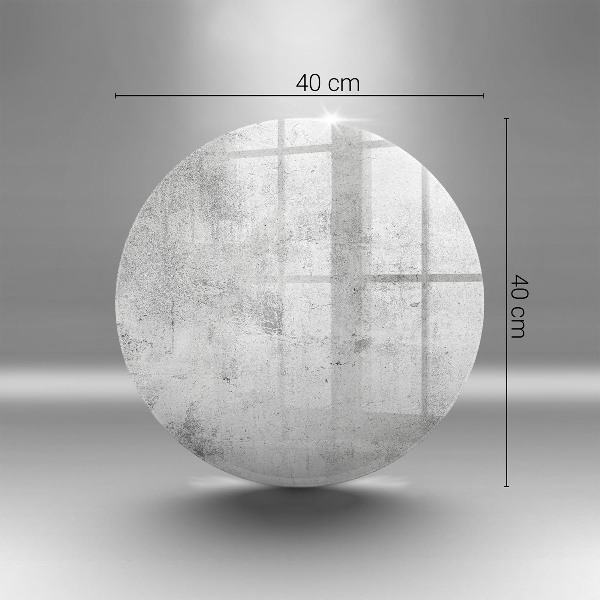 Üveg alátét gyertyákhoz Beton textúra