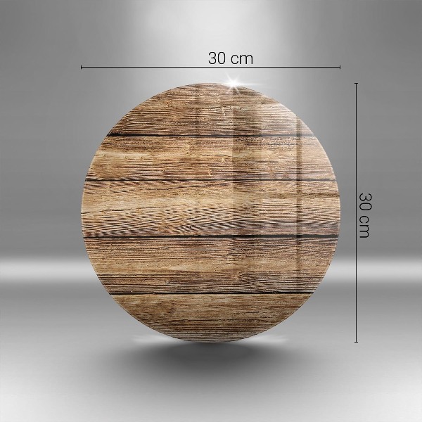 Üveg alátét gyertyákhoz Fa textúra táblák