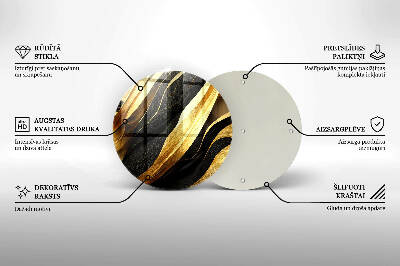 Síri gyertya alátét Elegáns absztrakció