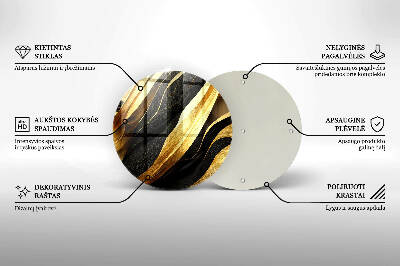 Síri gyertya alátét Elegáns absztrakció