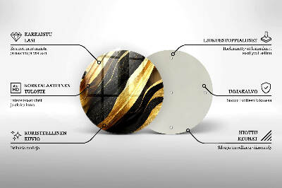 Síri gyertya alátét Elegáns absztrakció