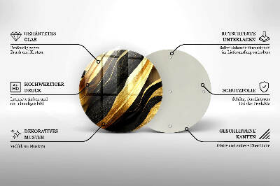 Síri gyertya alátét Elegáns absztrakció