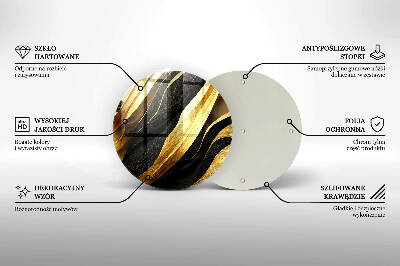 Síri gyertya alátét Elegáns absztrakció
