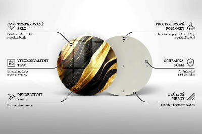 Síri gyertya alátét Elegáns absztrakció