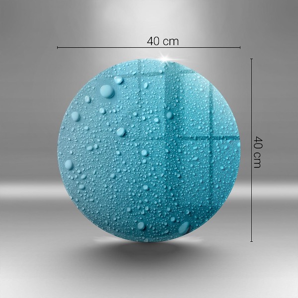 Síri gyertya alátét Vízcseppek