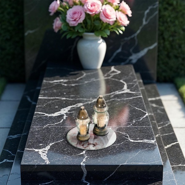 Üveg alátét gyertyákhoz Pasztell bazsarózsa