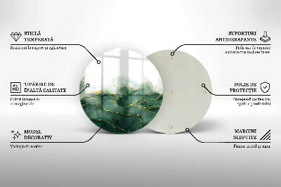 Síri gyertya alátét Absztrakt természet