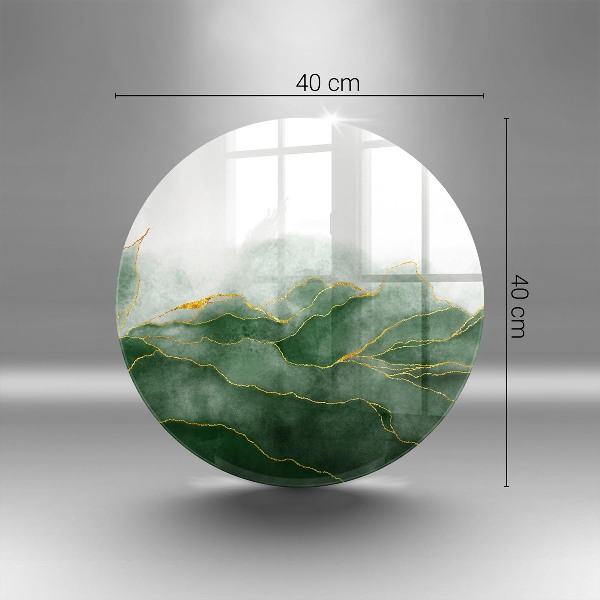 Síri gyertya alátét Absztrakt természet