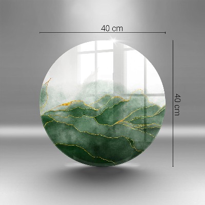 Síri gyertya alátét Absztrakt természet