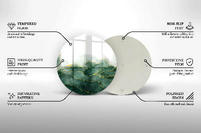 Síri gyertya alátét Absztrakt természet
