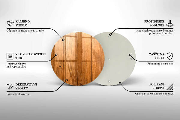 Síri gyertya alátét Fa táblák