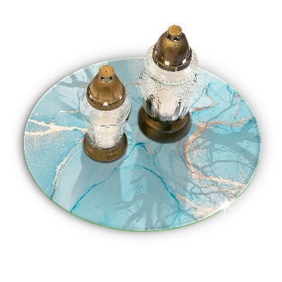 Síri gyertya alátét Kő absztrakció