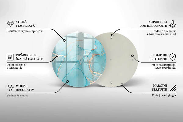 Síri gyertya alátét Kő absztrakció