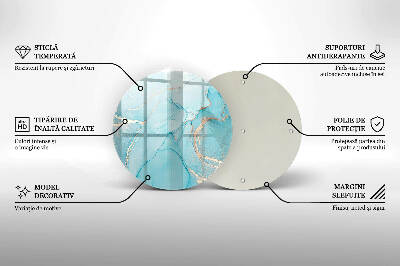 Síri gyertya alátét Kő absztrakció