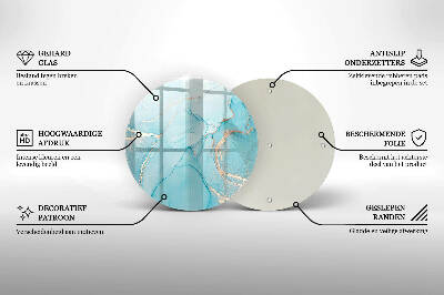 Síri gyertya alátét Kő absztrakció