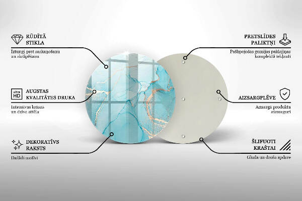 Síri gyertya alátét Kő absztrakció