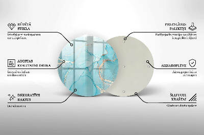 Síri gyertya alátét Kő absztrakció