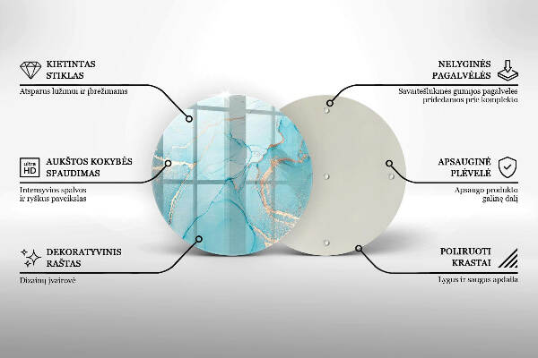 Síri gyertya alátét Kő absztrakció