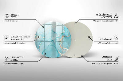 Síri gyertya alátét Kő absztrakció