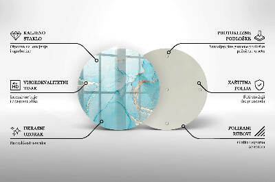 Síri gyertya alátét Kő absztrakció