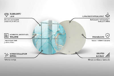 Síri gyertya alátét Kő absztrakció