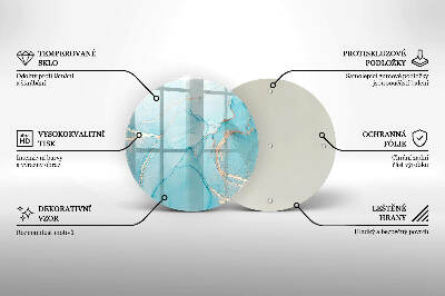 Síri gyertya alátét Kő absztrakció