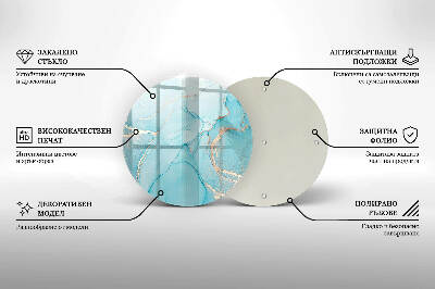 Síri gyertya alátét Kő absztrakció