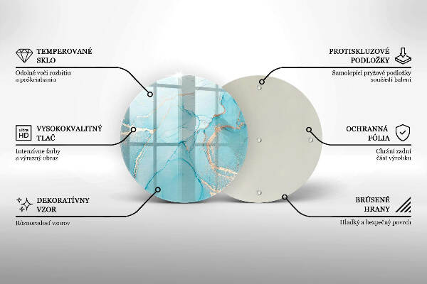 Síri gyertya alátét Kő absztrakció