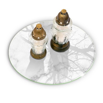 Üveg alátét gyertyákhoz Modern márvány