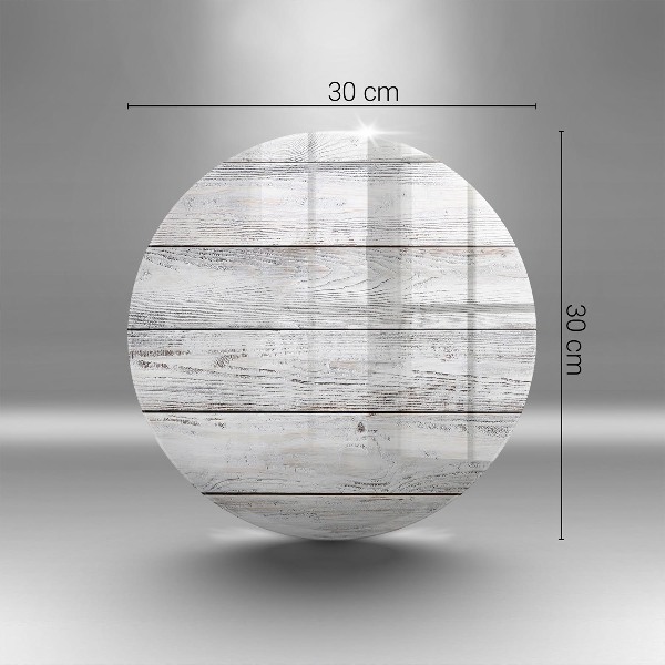 Síri gyertya alátét Világos fa táblák