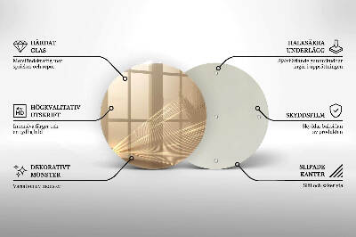 Síri gyertya alátét Modern absztrakció