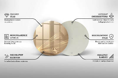 Síri gyertya alátét Modern absztrakció