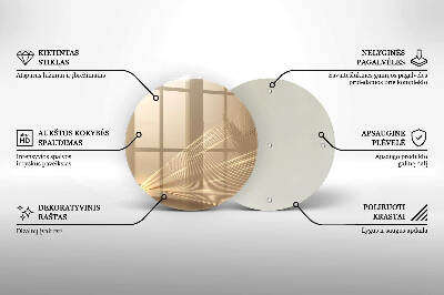 Síri gyertya alátét Modern absztrakció