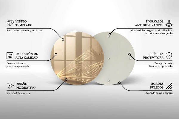 Síri gyertya alátét Modern absztrakció