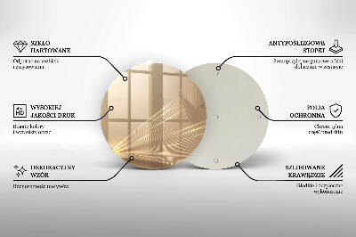 Síri gyertya alátét Modern absztrakció