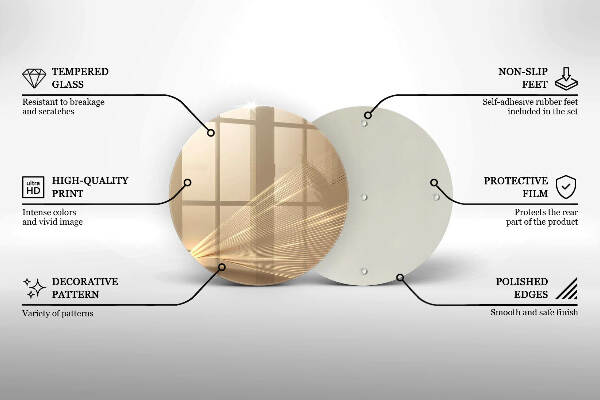 Síri gyertya alátét Modern absztrakció