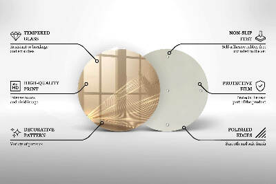 Síri gyertya alátét Modern absztrakció