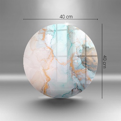 Üveg alátét gyertyákhoz Márvány absztrakció