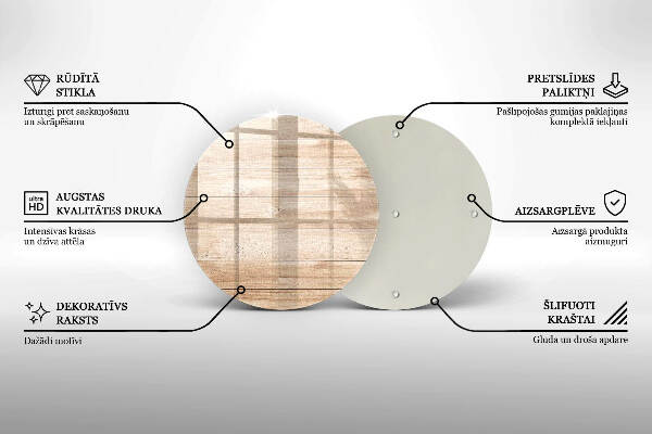 Síri gyertya alátét Fa táblák