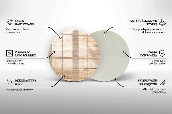 Síri gyertya alátét Fa táblák
