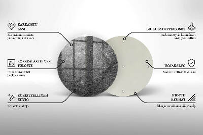 Üveg alátét gyertyákhoz Kő textúra