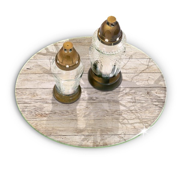 Síri gyertya alátét Fa táblák