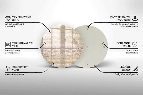 Síri gyertya alátét Fa táblák