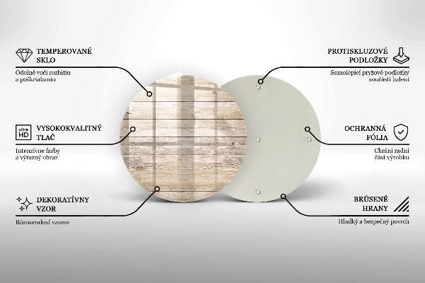 Síri gyertya alátét Fa táblák