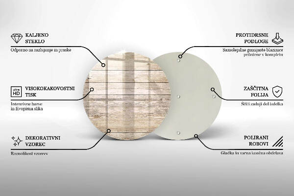 Síri gyertya alátét Fa táblák