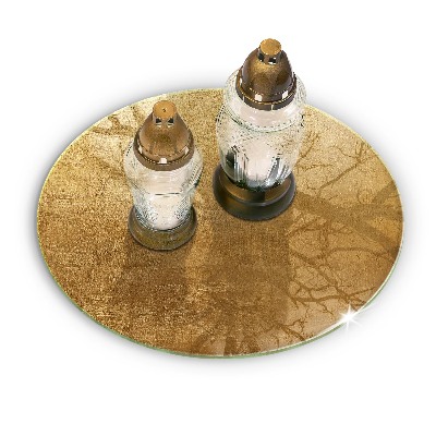 Síri gyertya alátét Arany textúra háttér