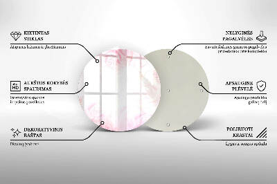 Üveg alátét gyertyákhoz Finom rózsák háttér