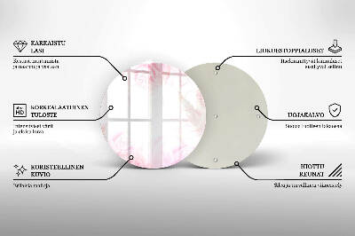 Üveg alátét gyertyákhoz Finom rózsák háttér