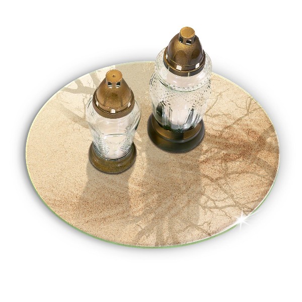 Síri gyertya alátét Homok