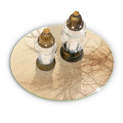 Síri gyertya alátét Homok